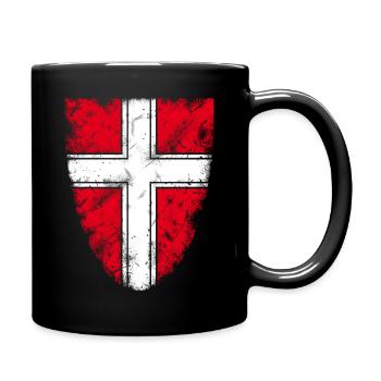 Wien - Tasse einfarbig - Schwarz - Rechts