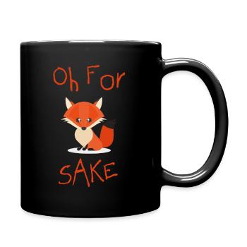 Oh For Fox Sake - Full Colour Mug - black - Right