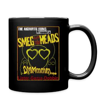 Smeg and the Heads gig T-Shirt (Red Dwarf) - Full Colour Mug - black - Right