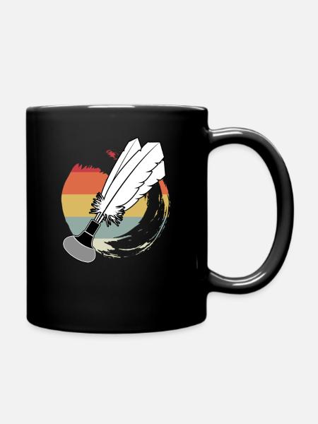 Indiaca Volleyball Vintage Südamerika - Tasse einfarbig - Schwarz