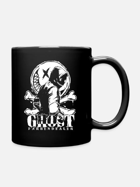 Ghostman blanc - Mug uni - noir