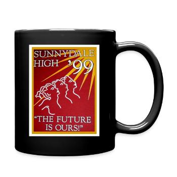 "L'avenir nous appartient!" - Mug uni - noir - Droite