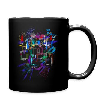 Architecture Modèle - Mug uni - noir - Droite