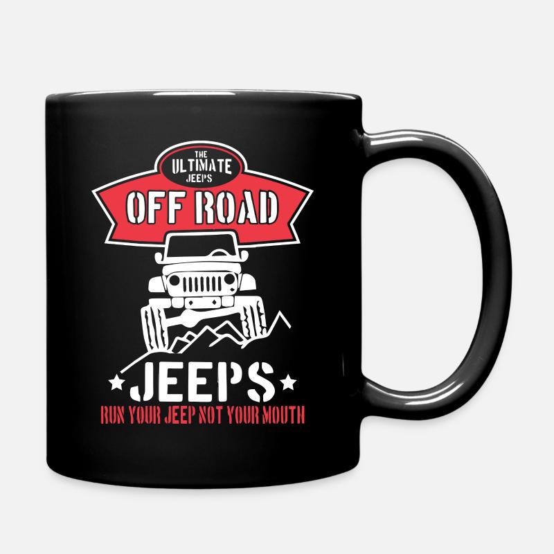 Off Road Jeep1 - Tasse einfarbig - Schwarz