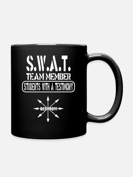 SWAT Team Parodie Design - Tasse einfarbig - Schwarz