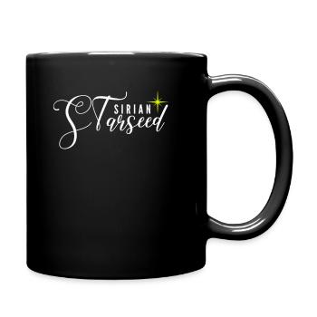 Starseed Sirian 11:11 Awakening Gift Girlfriend - Full Colour Mug - black - Right