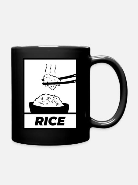 Riz simple noir - Mug uni - noir