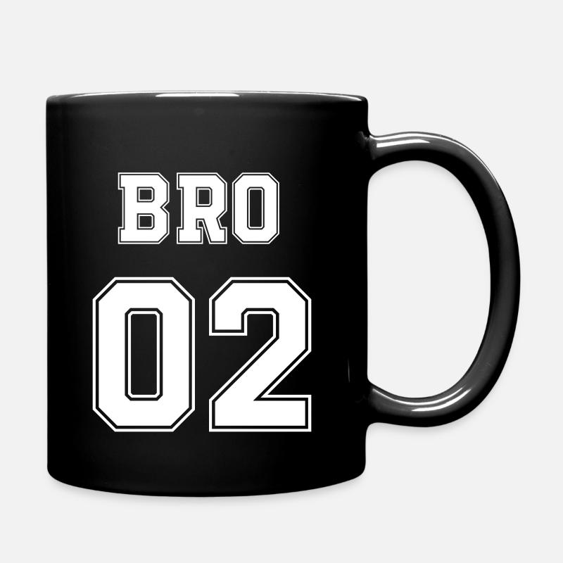 brother2 - Tasse einfarbig - Schwarz