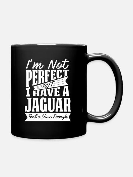 PARFAIT AVEC JAGUAR W - Mug uni - noir