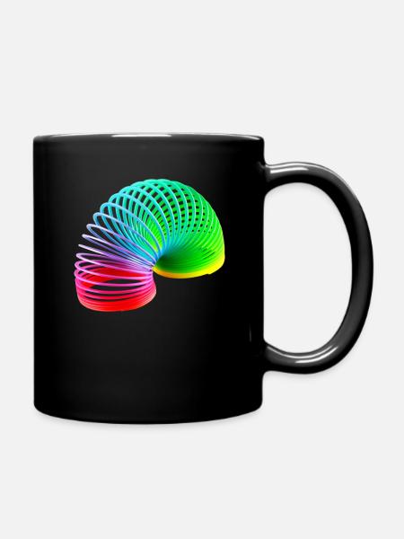 Slinky best - colorful - Full Colour Mug - black