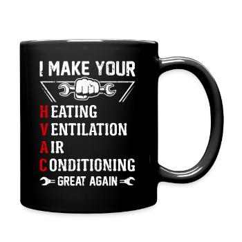 HLK techniciens drôle de sort cadeau Great Again - Mug uni - noir - Droite