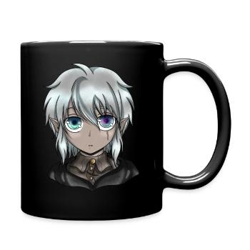 Süßer Junge - Tasse einfarbig - Schwarz - Rechts