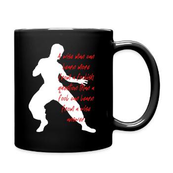 Bruce Lee - der Mythos - Tasse einfarbig - Schwarz - Rechts