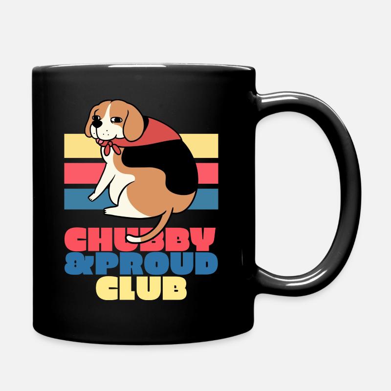 Chubby and Proud Club - Tasse einfarbig - Schwarz
