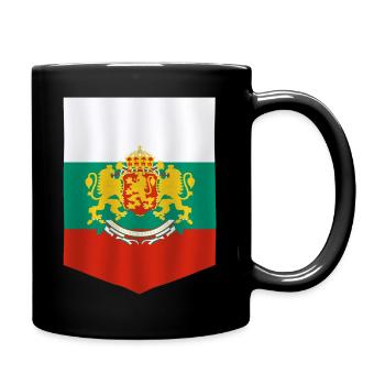 Bulgarien - Tasse einfarbig - Schwarz - Rechts