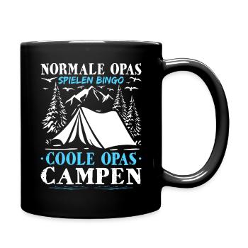 Grand-père cool Camper Caravane retraités Camping-car - Mug uni - noir - Droite