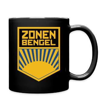 Zonen Bengel DDR FDJ - Ossi Ostdeutschland Motiv - Tasse einfarbig - Schwarz - Rechts