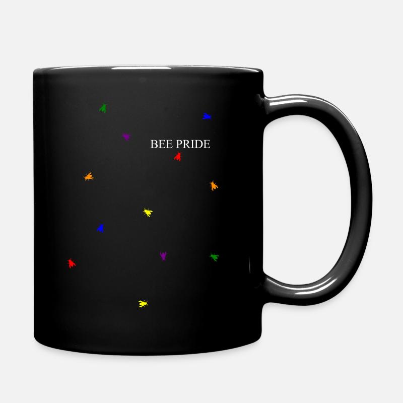Bee Pride Gay Schwul Homosexualität Diversity - Tasse einfarbig - Schwarz