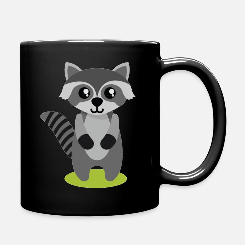 Raton-laveur - Mug uni - noir