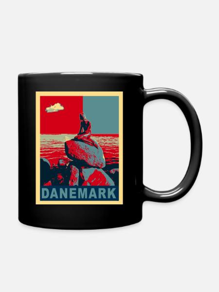 Danemark - Mug uni - noir
