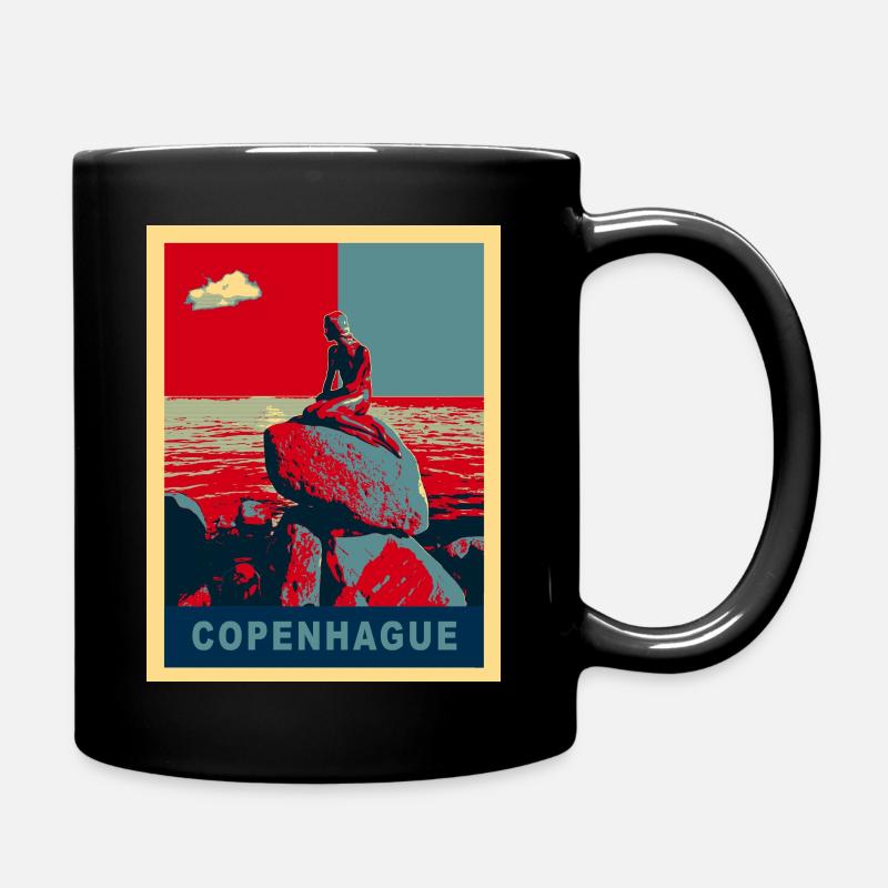 Kopenhagen - Tasse einfarbig - Schwarz