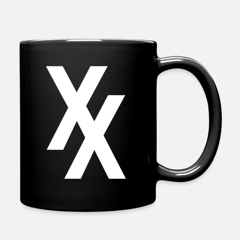 XX White - Tasse einfarbig - Schwarz