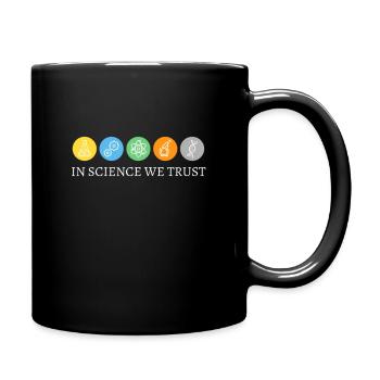 In Science We Trust - Full Colour Mug - black - Right