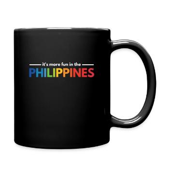 C’est plus amusant aux Philippines - Mug uni - noir - Droite