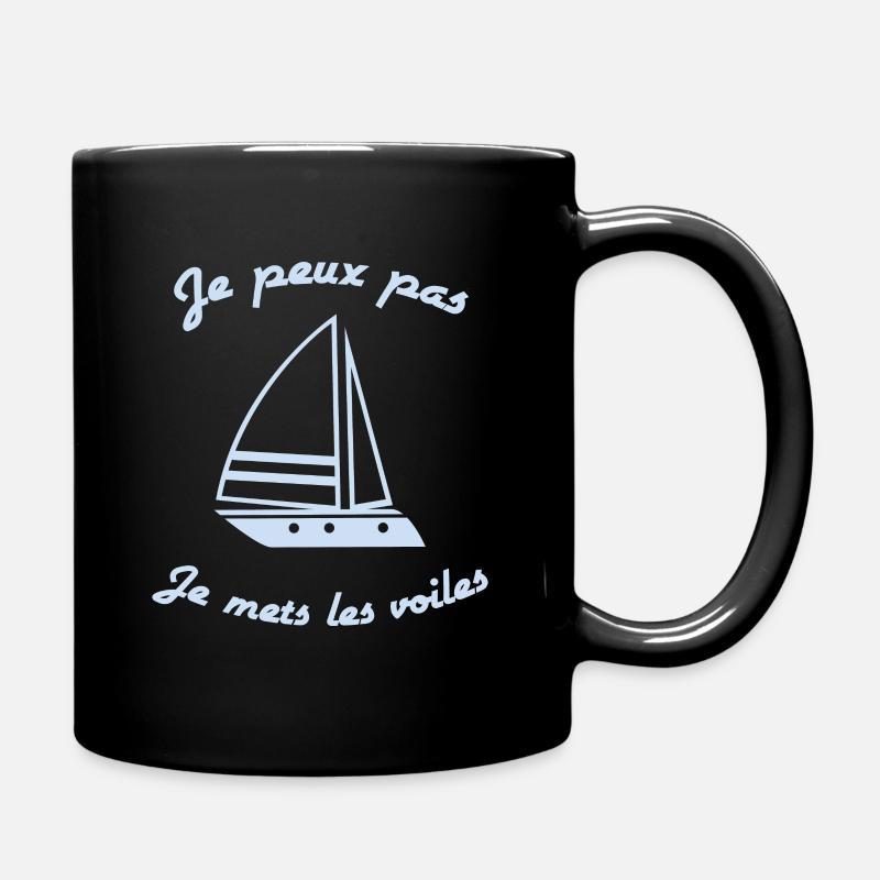 Je Peux Pas, Je Mets les Voiles Retraité - Mug uni - noir