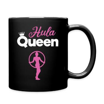 Hula Queen Hullern Königin HulaHoop - Full Colour Mug - black - Right