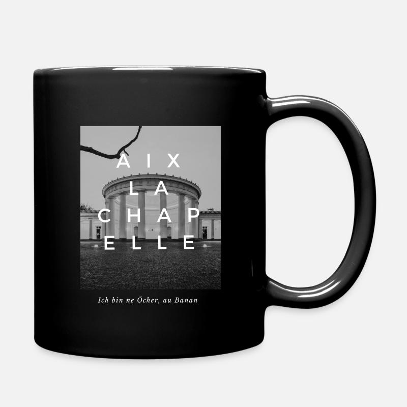 Aachen - Full Colour Mug - black