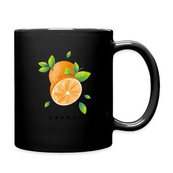 ORANGE - Tasse einfarbig - Schwarz - Rechts