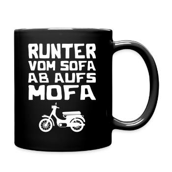 Mofa - Tasse einfarbig - Schwarz - Rechts
