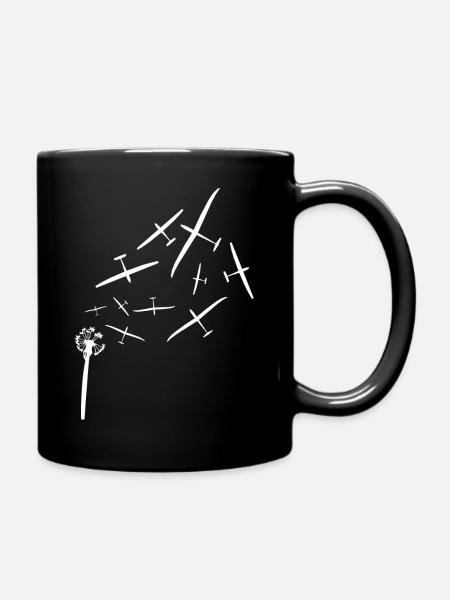 Planeur planeur de la fleur - Mug uni - noir