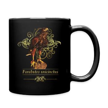 Reddish-reddish hawk - Full Colour Mug - black - Right