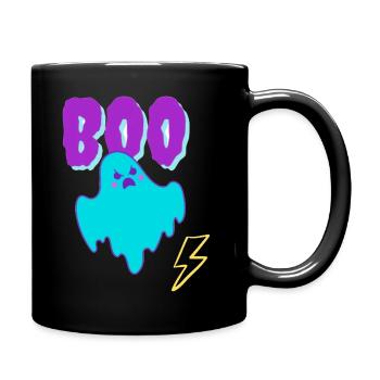 Ghost Boo - Full Colour Mug - black - Right