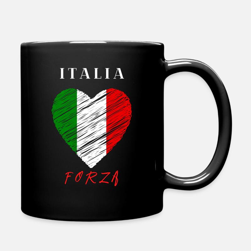 Italie drapeau - Mug uni - noir