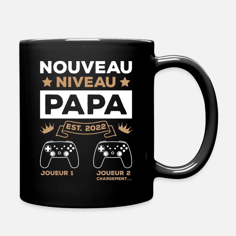 Originale Cadeau Futur Papa Geek - Mug uni - noir