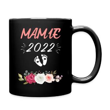 Mamie 2022 idée cadeau futur mamie - Mug uni - noir - Droite
