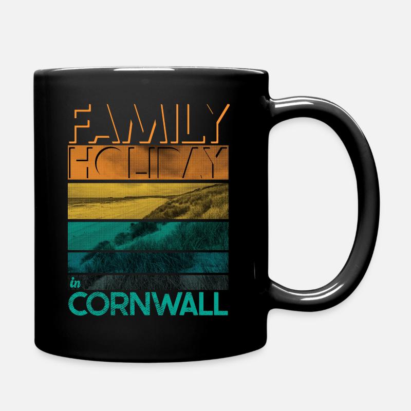 Familienurlaub in Cornwall England Urlaub - Tasse einfarbig - Schwarz