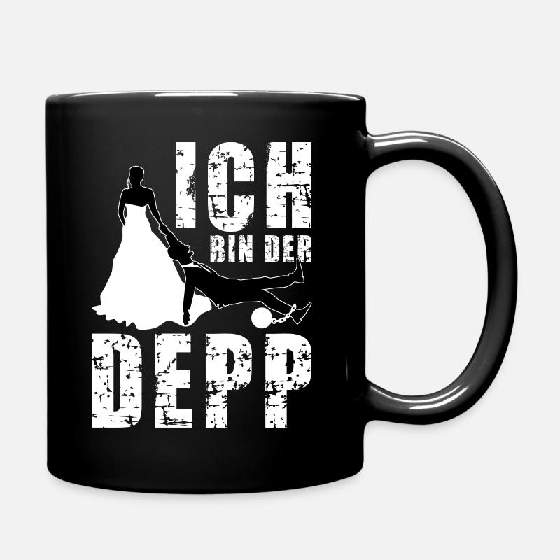 ICH BIN DER DEPP JGA JUNGGESELLENABSCHIED - Tasse einfarbig - Schwarz