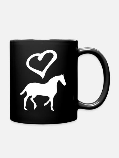 Cheval - Mug uni - noir
