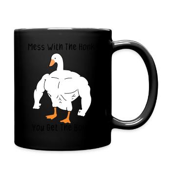 mess with the honk,you get the bonk - Mug uni - noir - Droite