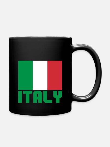 Italie - Mug uni - noir