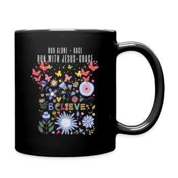 Jesus Christus,Jesus Christus,Jesus Christus,Jesus - Tasse einfarbig - Schwarz - Rechts