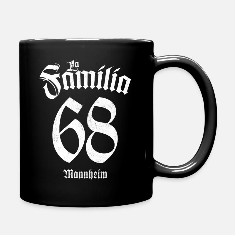 La Familia Mannheim 68 - Tasse einfarbig - Schwarz