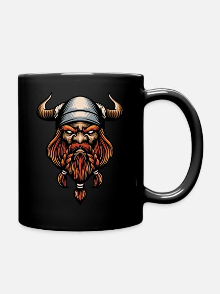 Guerrier Viking - Mug uni - noir