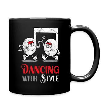 Dance Dancer Dancer Saying - Full Colour Mug - black - Right