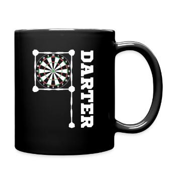 9 Darter Darts - Full Colour Mug - black - Right