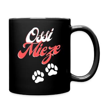 Ossi Mieze - Tasse einfarbig - Schwarz - Rechts